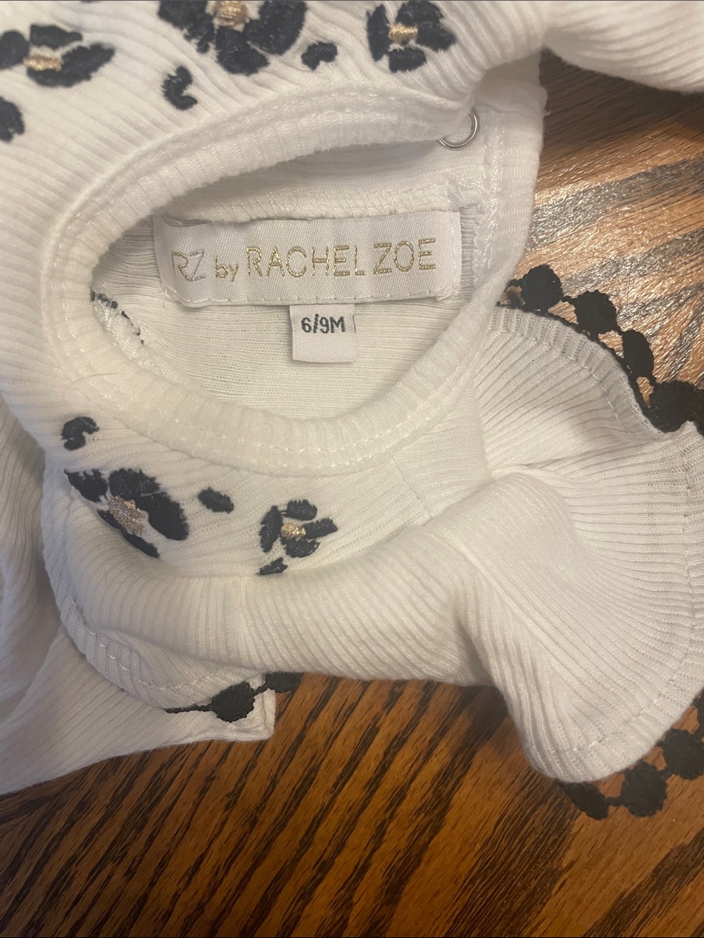 Rachel Zoe Infant Girl’s 3 Piece Leopard Outfit Size 6-9 Months - Picture 5 of 5